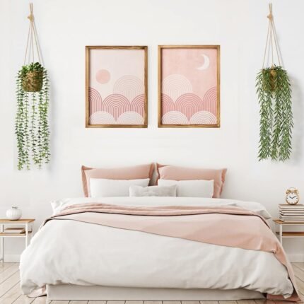 Mokof 3 Pack Artificial Hanging Plants