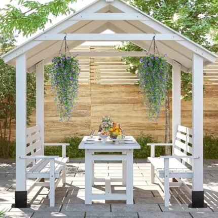 WEISPARK Artificial Hanging Flowers