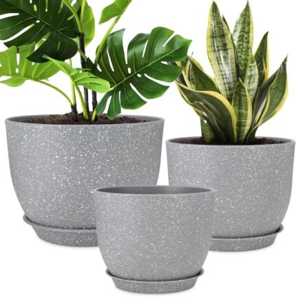 Plant Pots 12/10/9 inch Set of 3